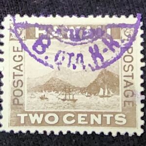 Hawaii Stamp #75 Two Cents Postage Stamp in Brown #lot2